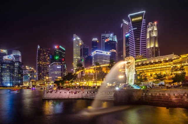 Merlion in Singapore.