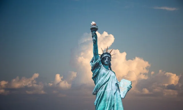 Statue of Liberty in the US.